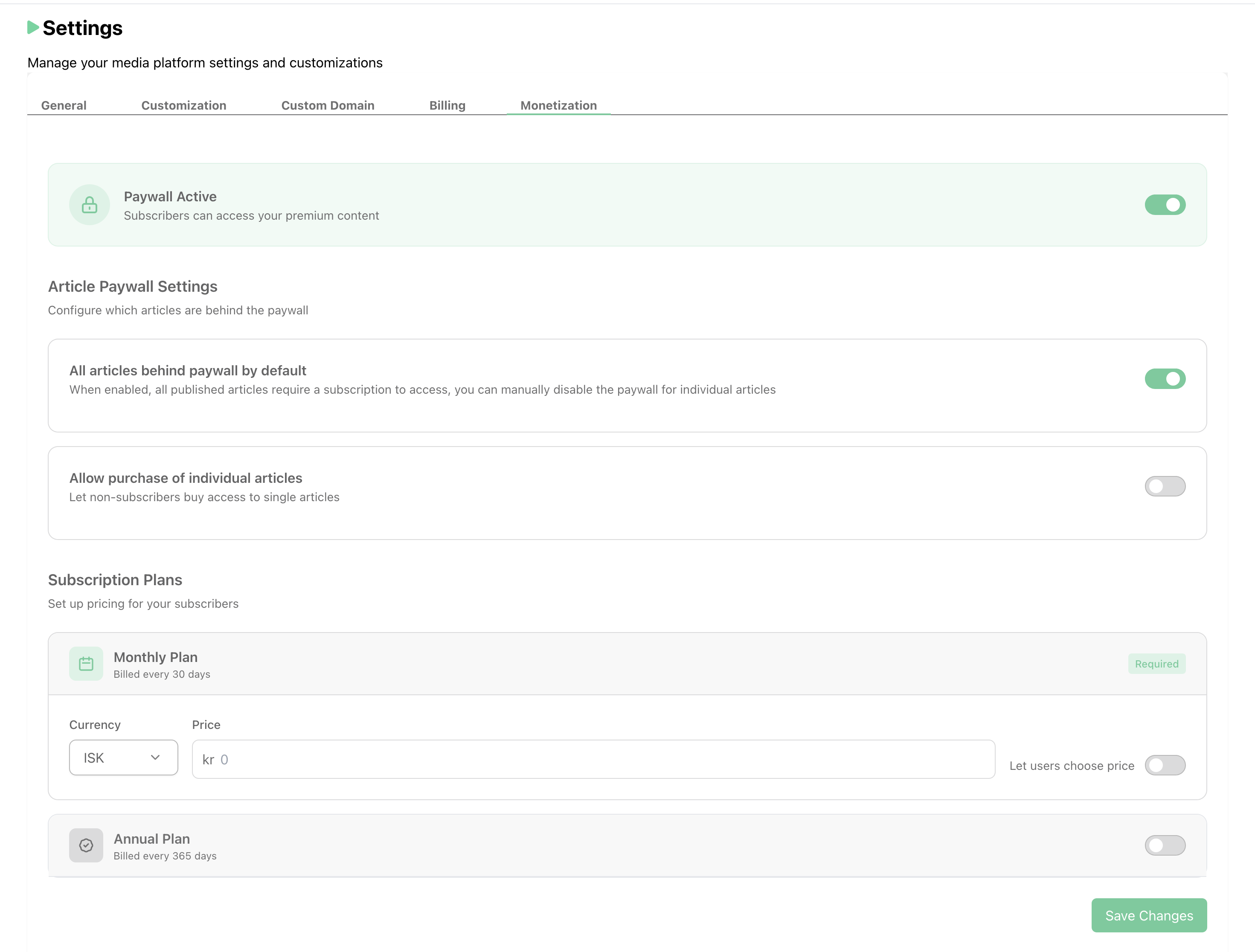 Monetize your content